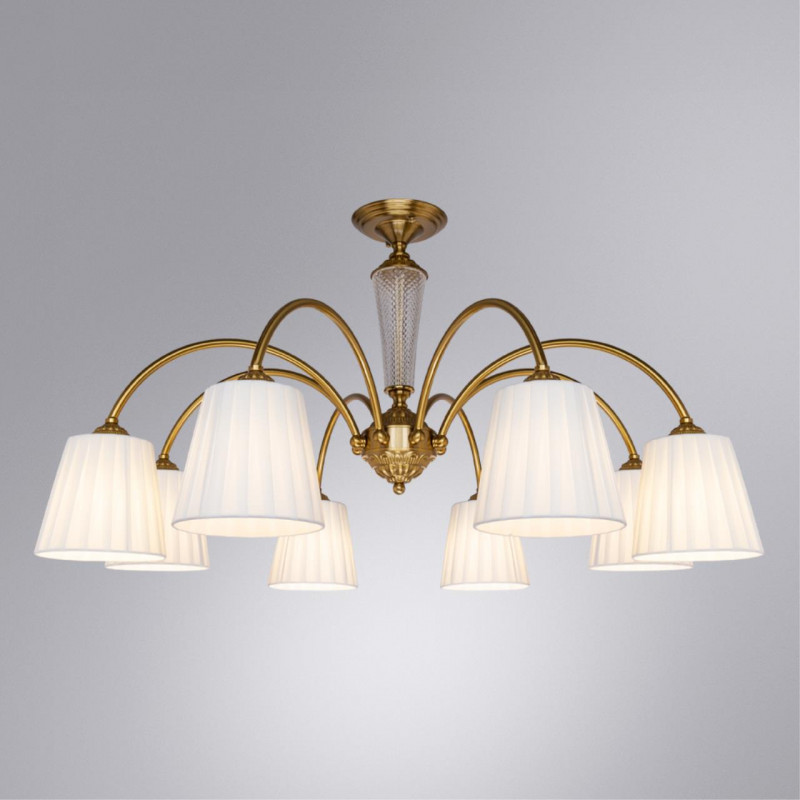 Люстра 88 см Arte Lamp GRACIE  A7301PL-8PB золото