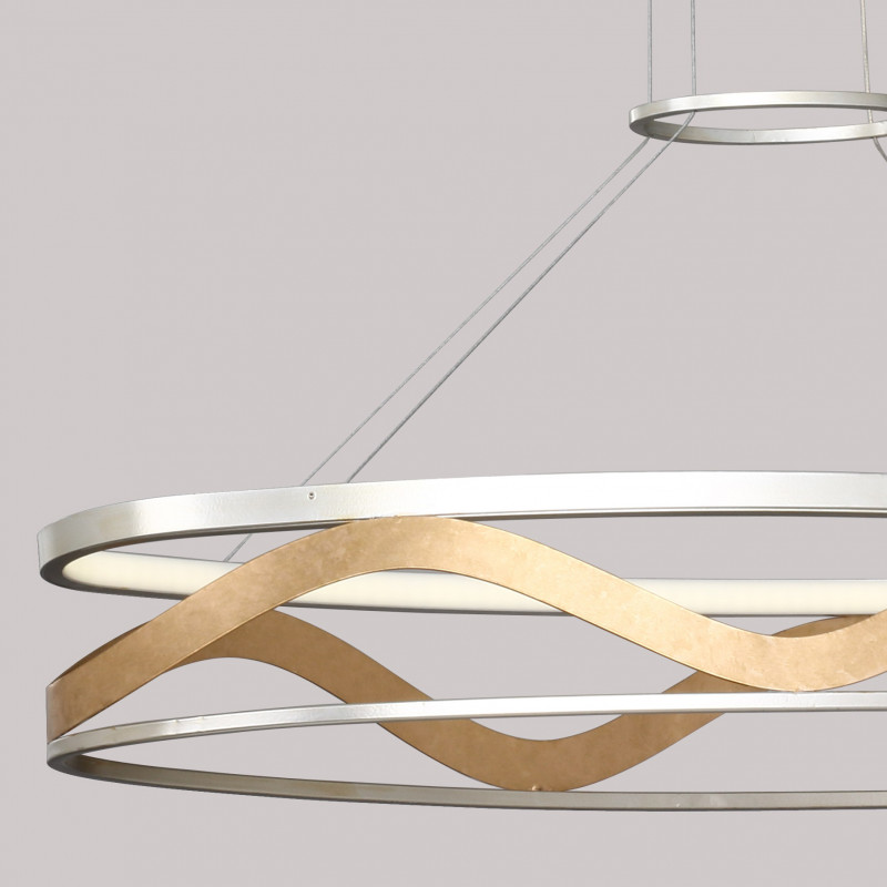 Подвесная люстра Favourite Infinite 2499-9P, L920*W340*H1000, серебряный