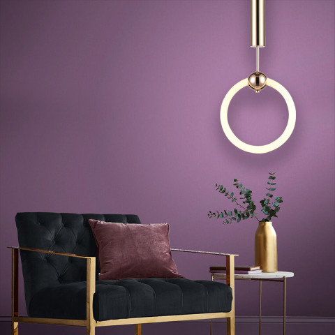 Подвесной светильник  30*150 см, 1*LED золото Vele Luce Margarita VL7304P11