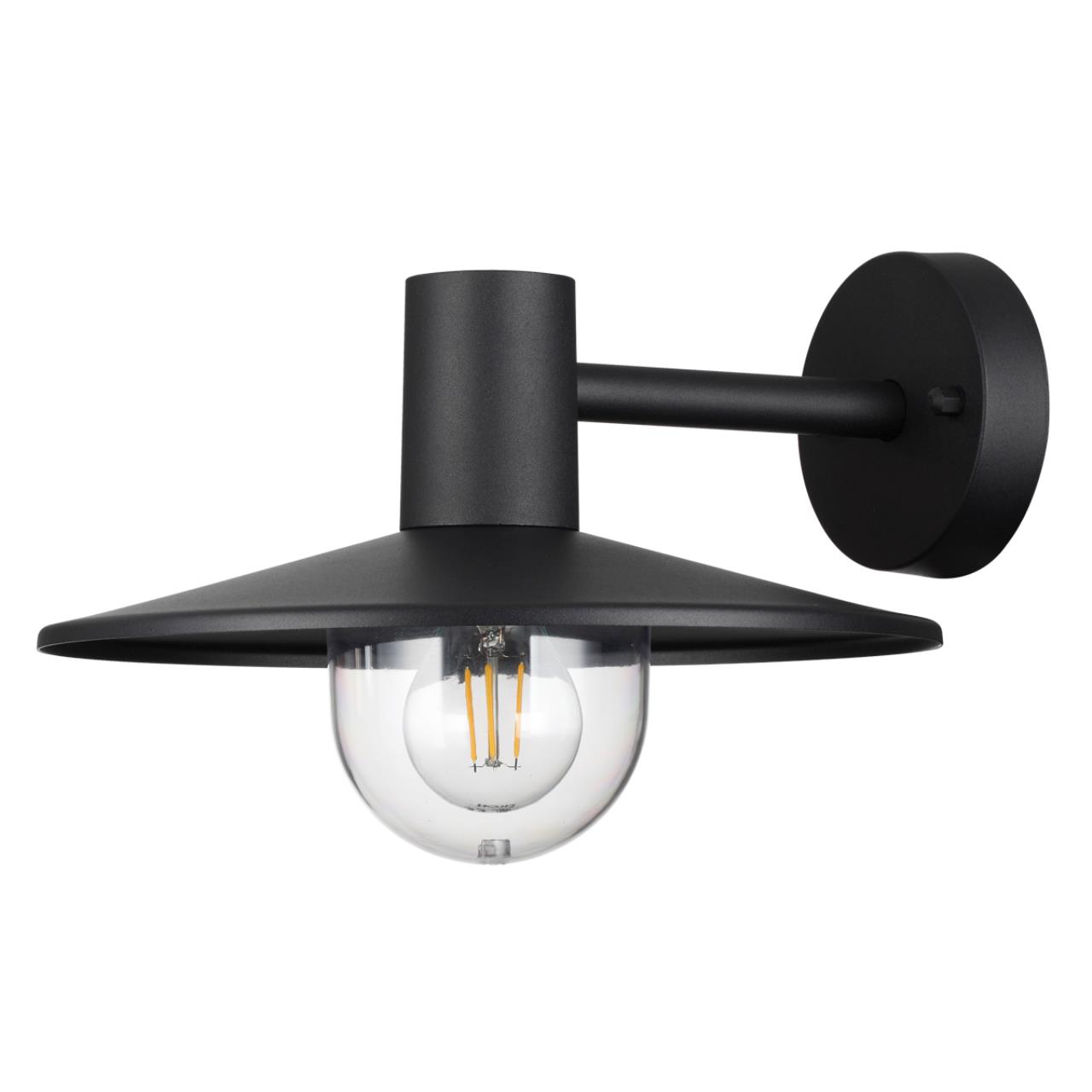 Уличный настенный светильник Odeon Light Furcadia 4833/1W, черный