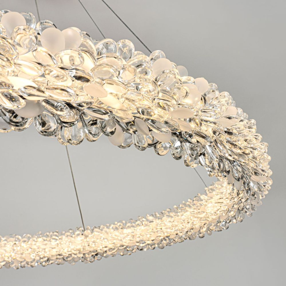 Подвесной светильник 80*40/148 см, LED 88W  3000-6000K MODESTYLE MS.5002.800 CR хром