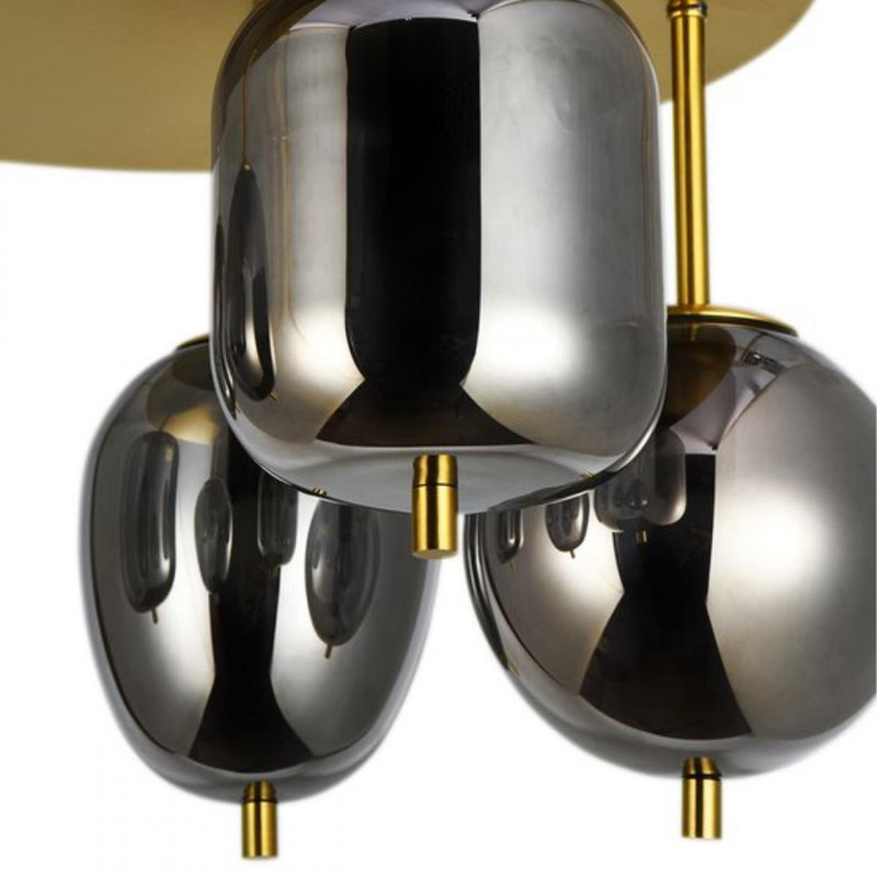 Светильник потолочный 47*30 см, 5*E14 медный Arte Lamp Freddie A2231PL-5PB