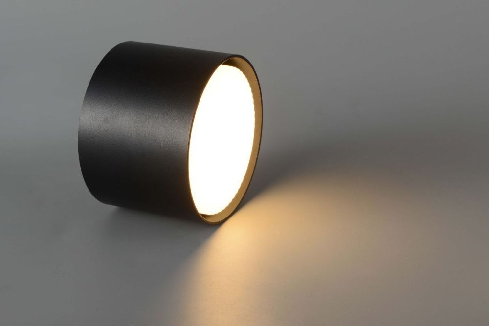 Потолочный светильник 8 см, Crystal Lux CLT 073C BL, черный