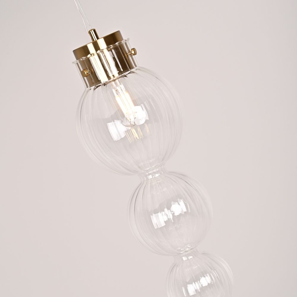 Подвесной светильник Heathfield Lighting - Medina Pendant Gold 17*17*80 см, 1*GX53*60W, ImperiumLoft 40.2682-0, Золотистый