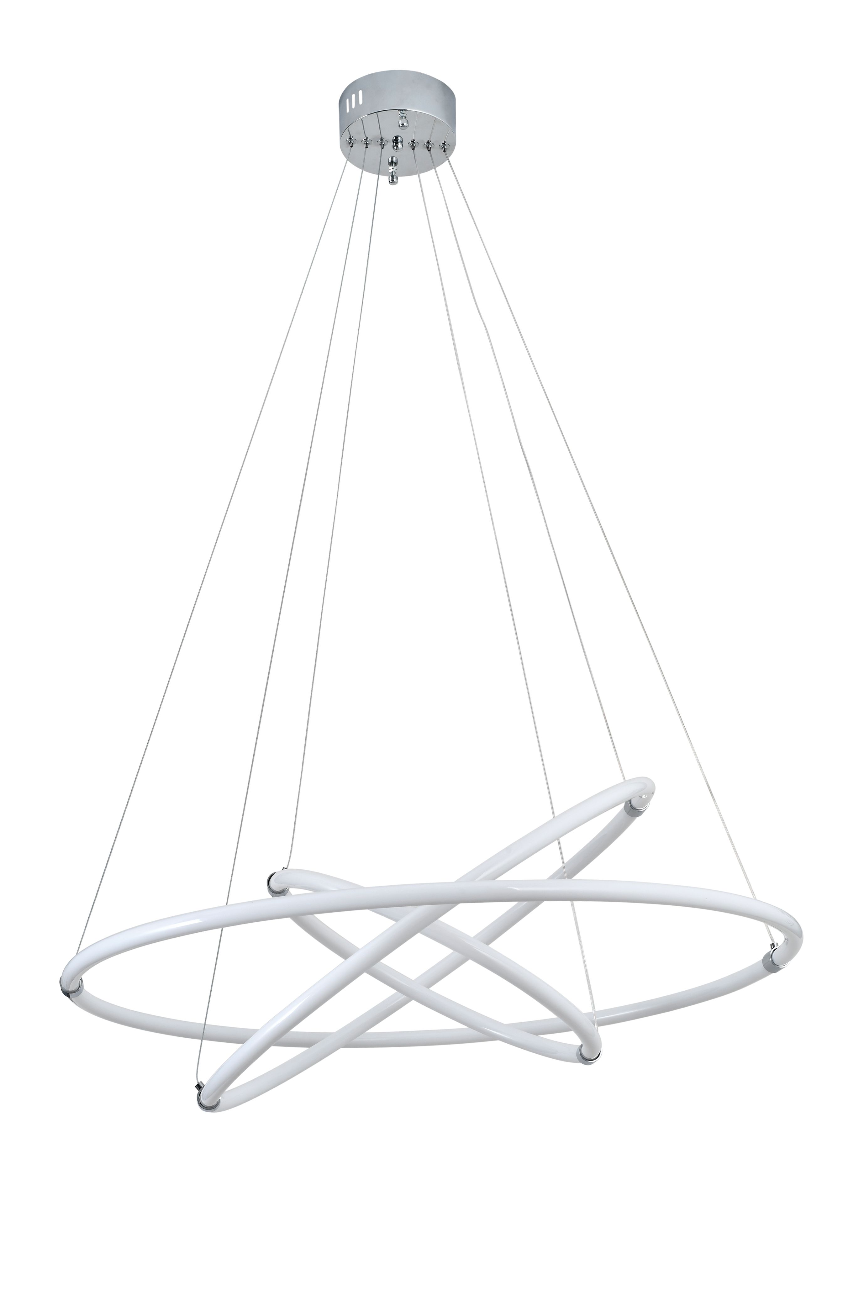 Светильник подвесной 80/60/40 см, LED 174W 4000K хром Zortes Blasy ZRS.57793.174