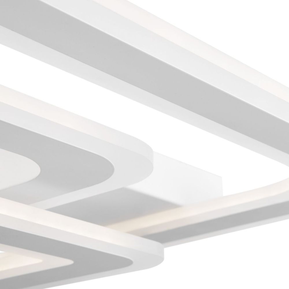 Потолочный светильник 49 см, 71W, 3000-6000K, Freya Sunny Market FR10022CL-L71W, белый