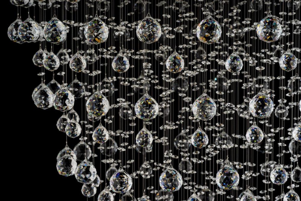 Люстра потолочная *80*120 см, 24*G9*40W, Arti Lampadari Flusso Nickel Flusso H 1.4.80.615 N, Никель