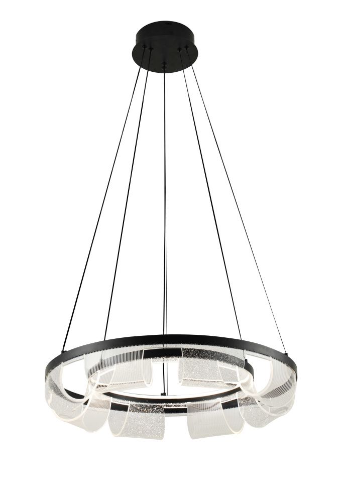 3330/600 BLACK / Черный Люстра RL 85W 3000-6500K*LED, Ø600 x H1200, NewRgy BLACK (Черный)
