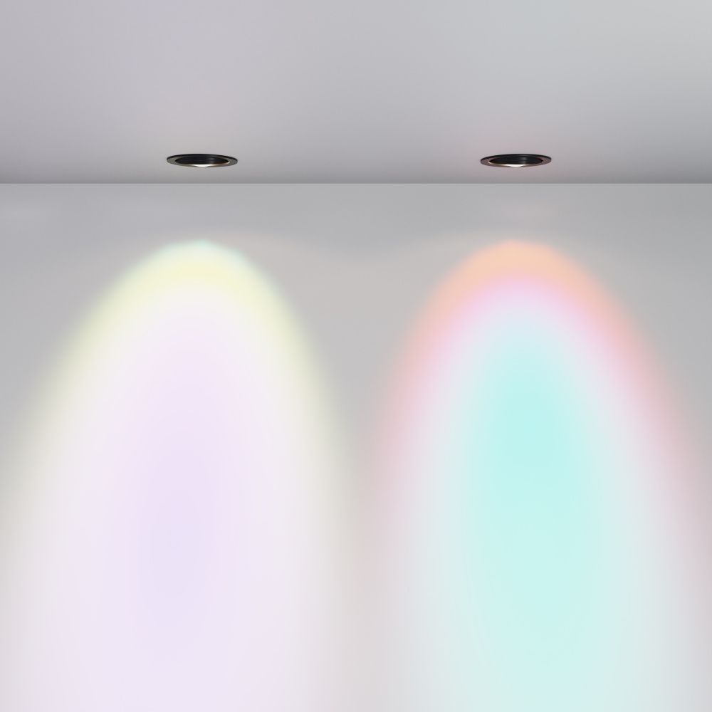 Встраиваемый светильник  DL105-12W4K-B **-4,5 см, *LED*12W, 4000K, Maytoni technical Lens DL105-12W4K-B, Черный