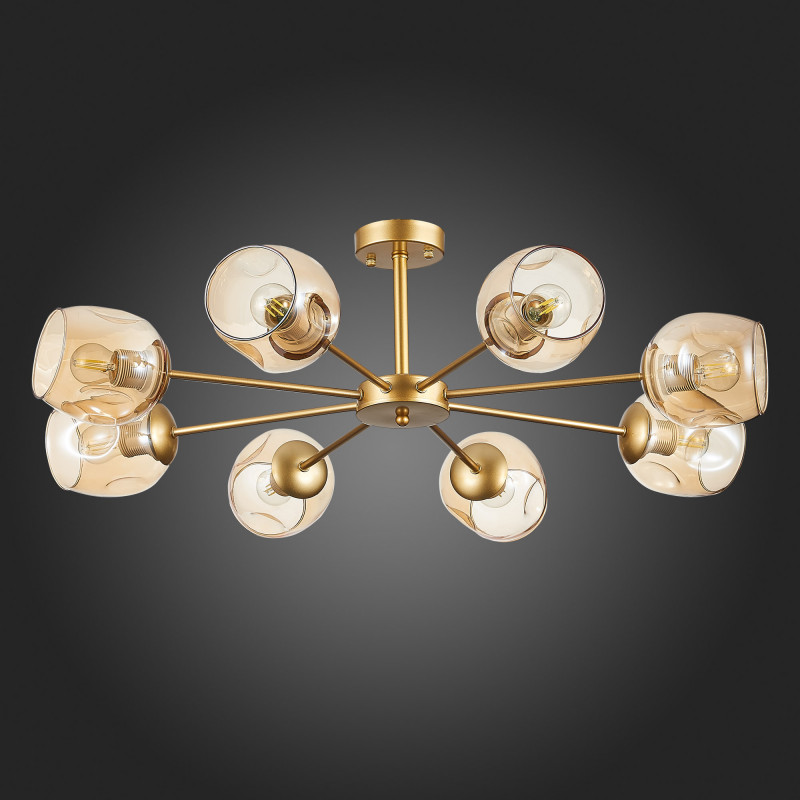 Люстра потолочная Evoluce Pallo SLE155412-08 Золотистый
