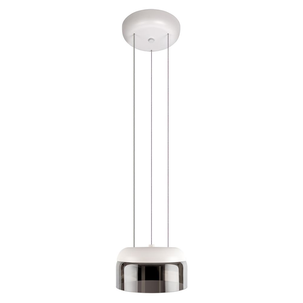 Подвесной светильник 17 см, 6W, 3000K, LOFT IT Totem 10466P Smoke, белый-дымчатый