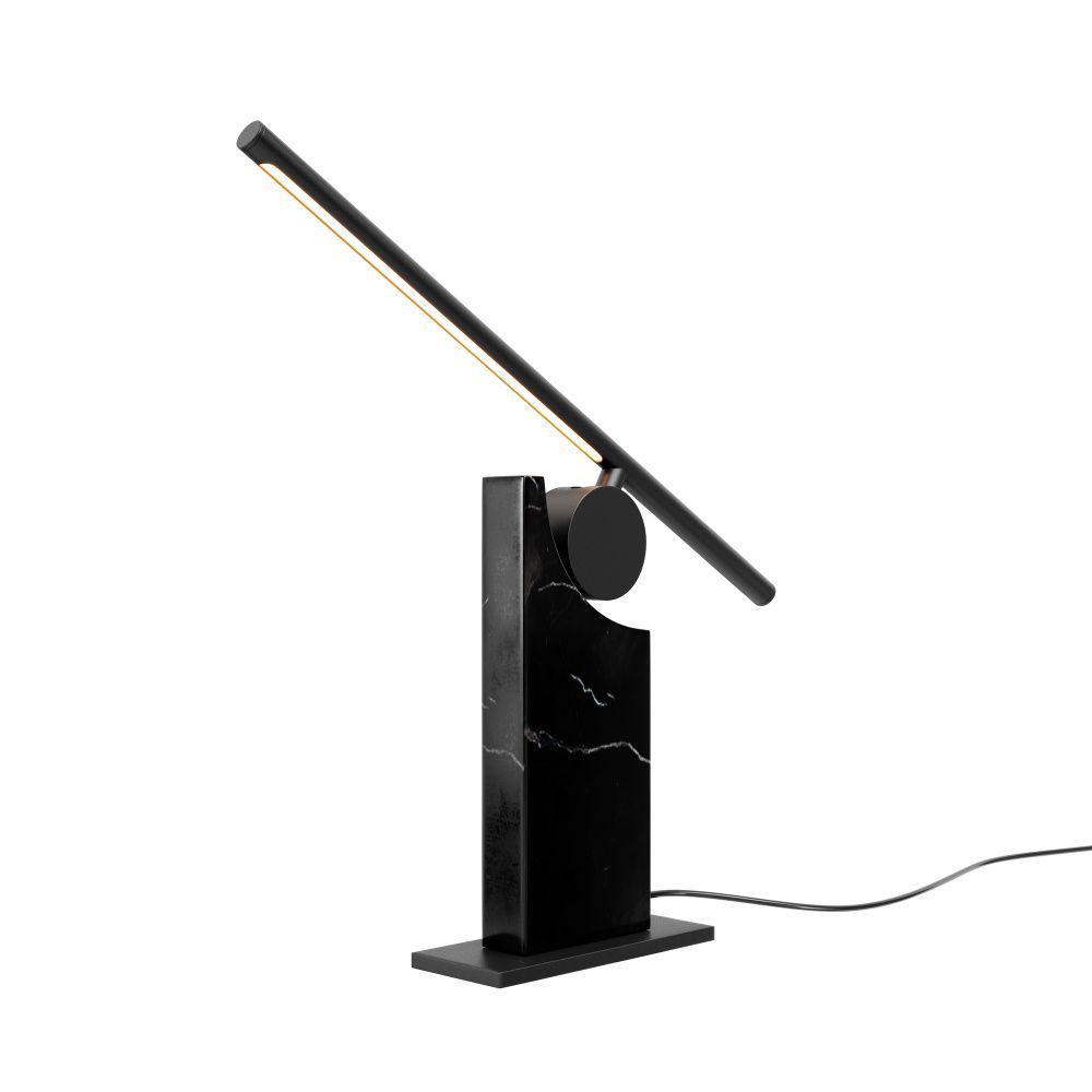 Настольная лампа 42,4*6,5*-27,1 см, *LED*9W, 3000K, Maytoni Monumento MOD467TL-L9B3K, Черный