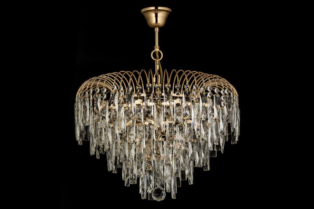 Люстра подвесная *46*35 см, 8*E14*40W, Arti Lampadari Sabina Sabina E 1.5.46.102 G, золото