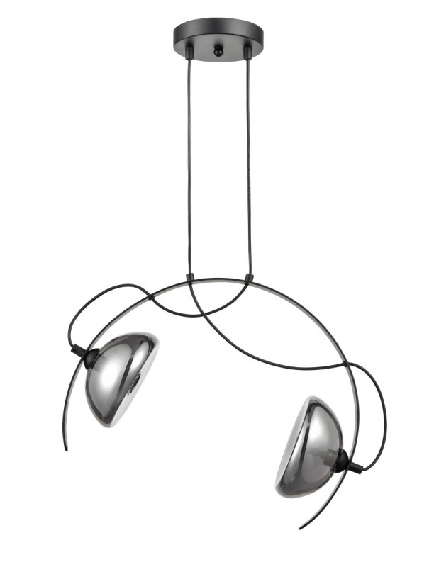 Подвесной светильник 19*40*162 см, 2*G9 черный Vele Luce Musicista VL5462P12