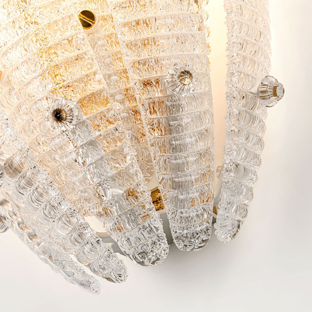 Настенный светильник 33 см, Modelux ML.9555.300 CP, шампань