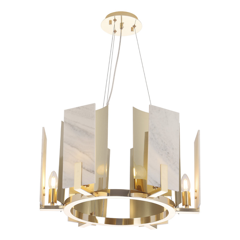 Светильник 55 см, Crystal Lux DELUXE SP6, золото