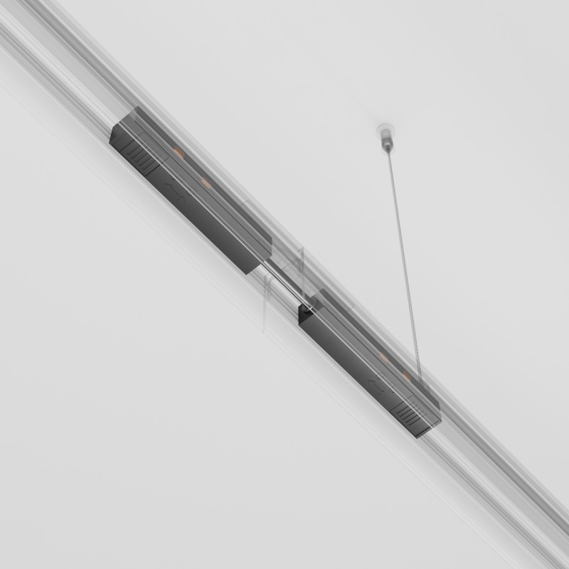 Коннектор питания прямой гибкий 5 см Maytoni Technical Magnetic track system Exility TRA034CPC-42B-5 черный IP 20
