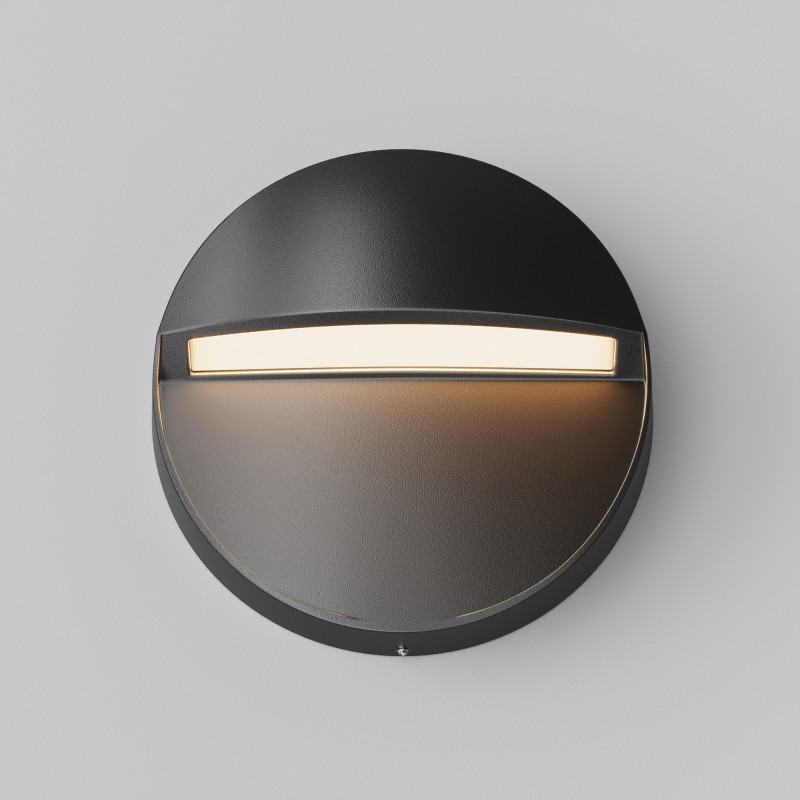 Подсветка для лестниц  12*2,2 см, LED 3W, 3000К, Черный Maytoni Mane O046SL-L3B3K