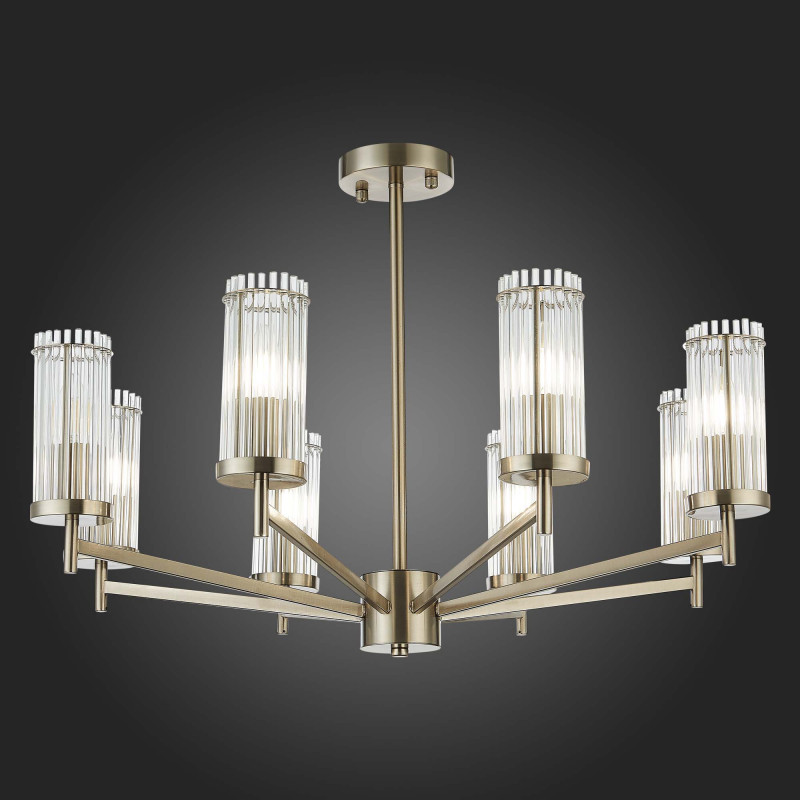 Люстра потолочная 76 см, 480W, ST LUCE BITONTO SL1233.102.08 Никель