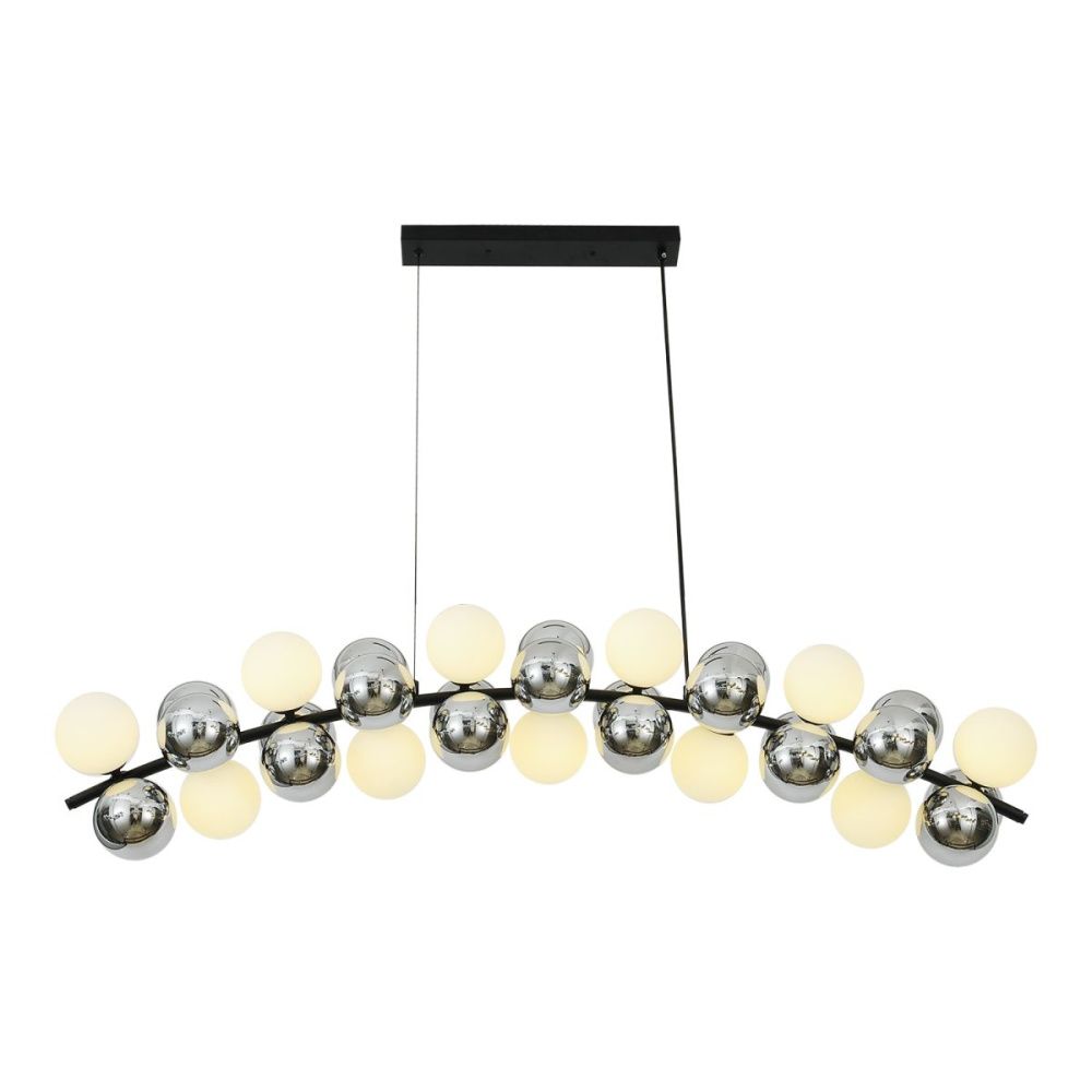 Подвесная люстра 125 см, Lussole Honolulu LSP-6069, черный