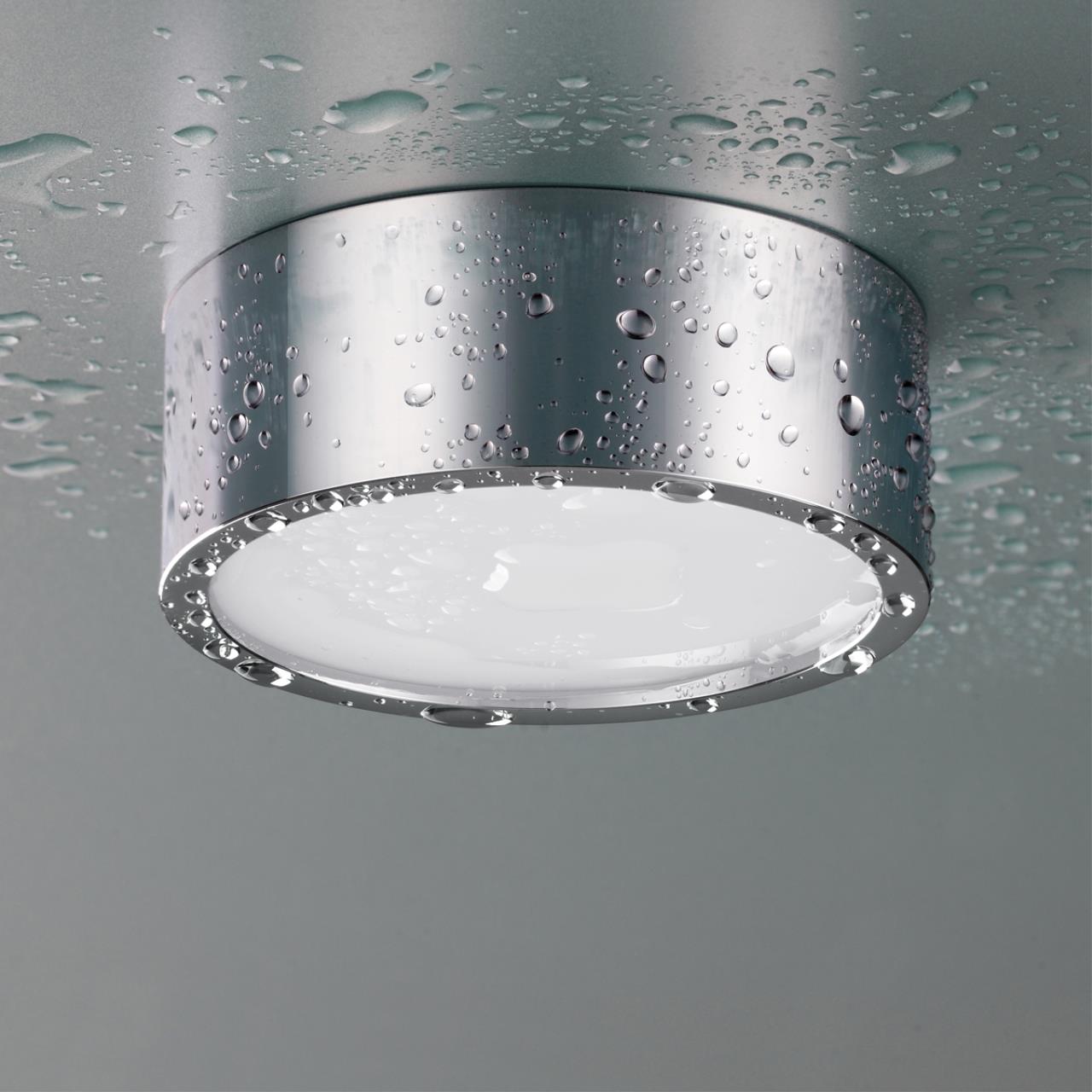 Встраиваемый влагозащищенный светильник IP54 LED 4000K 10W 358905 SPOT NT21 хром, вр 7,5 см