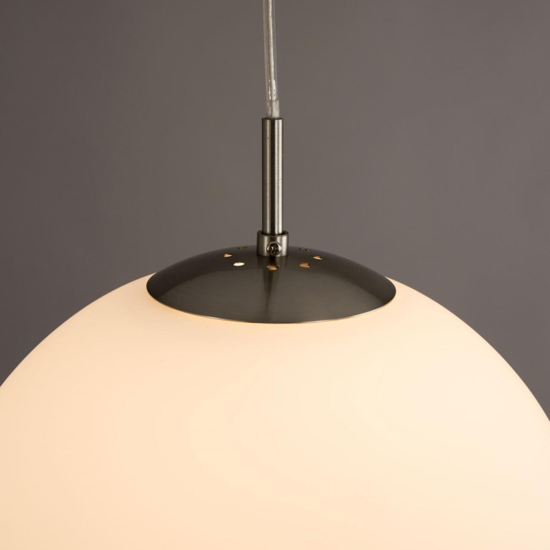 Светильник подвесной шар Citilux CL941301 серебро, диаметр 30 см