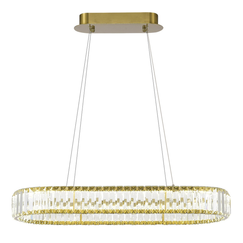 Светильник подвесной 37*200 см, LED*1*60W, 4000K, St Luce Tivoli SL1622.323.01, Латунь