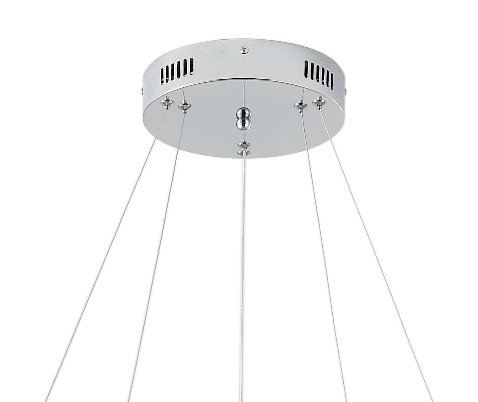 Светильник подвесной 40/60 см, LED 63W 4000K хром Zortes Ringolight ZRS.33322.63C