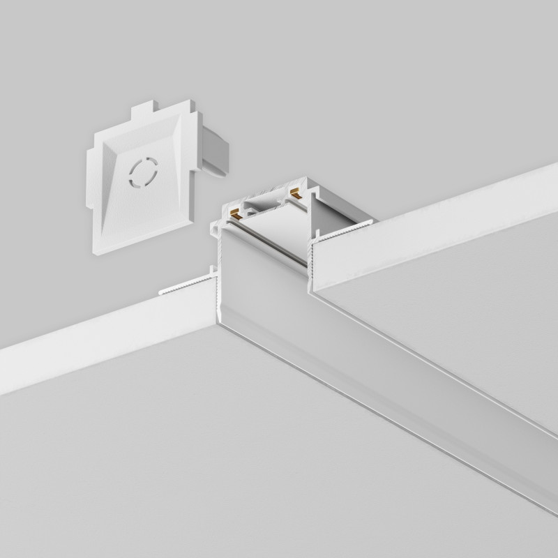 Шинопровод 200 см встраиваемый Maytoni Technical Magnetic track system Radity TRA084MP-12W белый