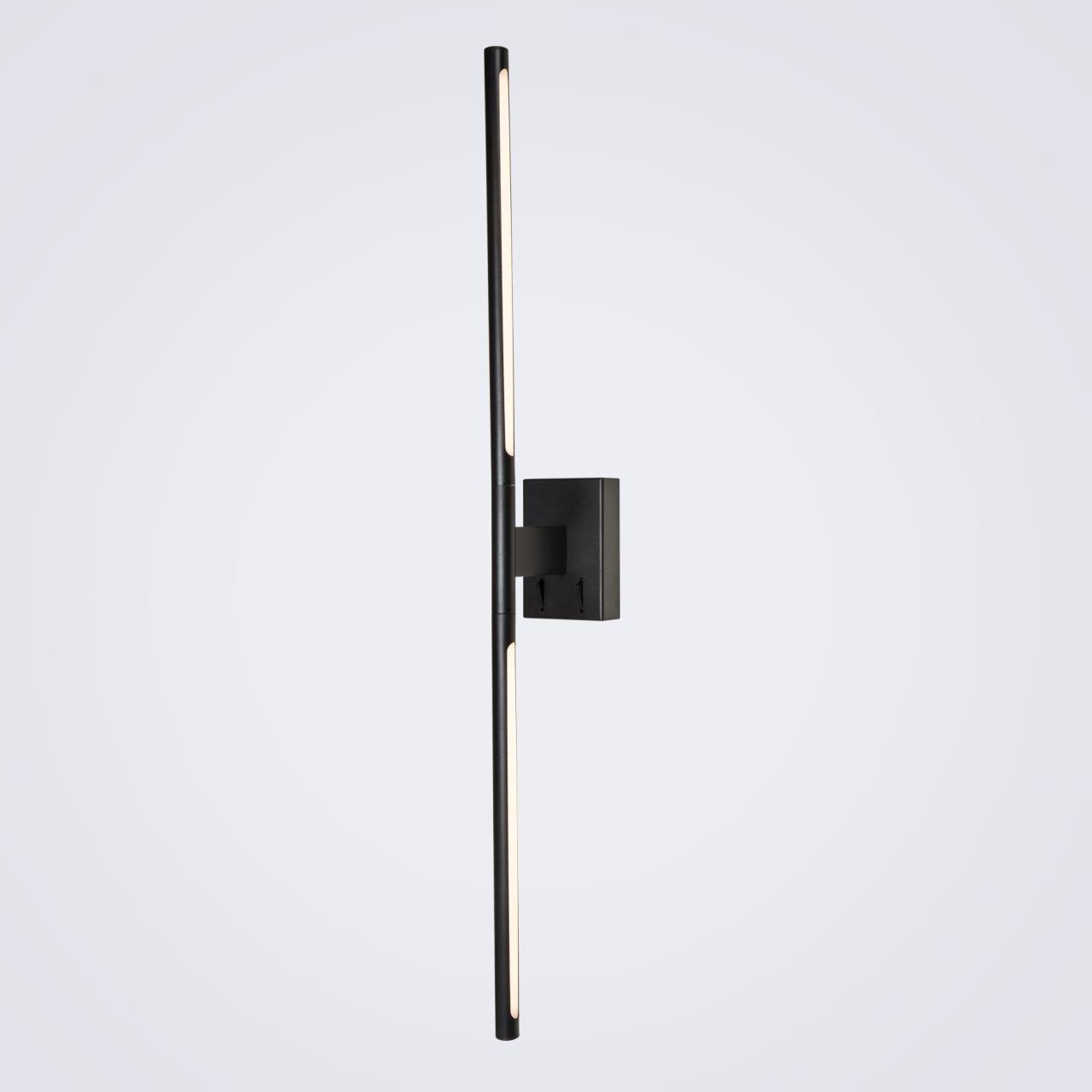 Бра 8*13*77 см, LED 12W, 3000К, Черный LEDtrec LT7180 BK