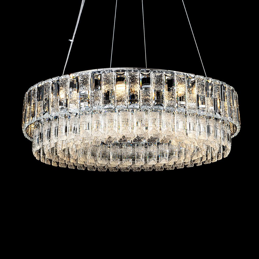 Люстра 60 см, 9*Е14*40W, 18 м2 Modelux  ML.7039.600 CR, Хром