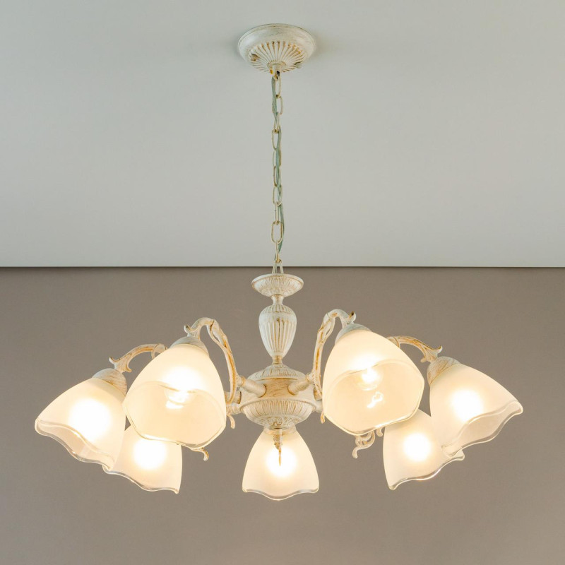 Люстра 74 см Citilux Латур CL413270 белый/золото