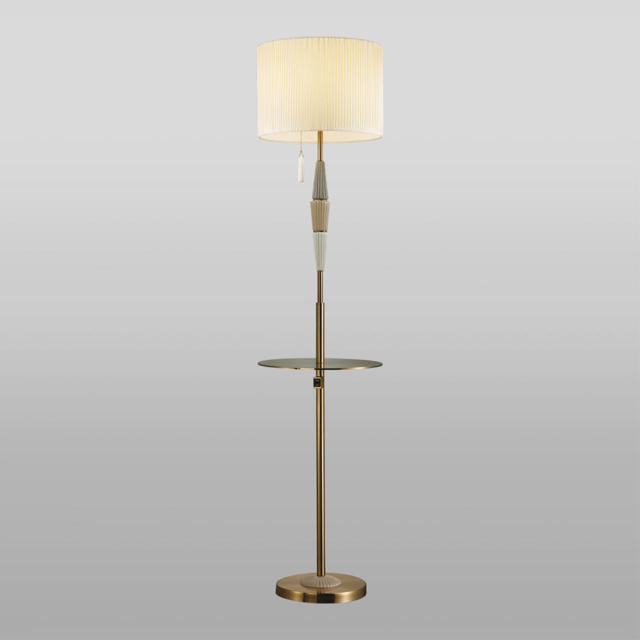 Торшер 38*38*165 см, 1 E27*60W, Odeon Light Latte, бронзовый 5403/1F