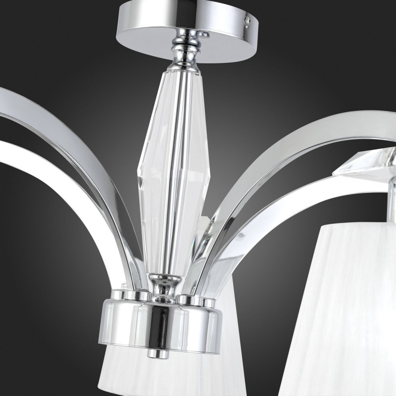 Светильник потолочный 70 см, 200W, ST LUCE BELLO SL1756.102.05 Хром
