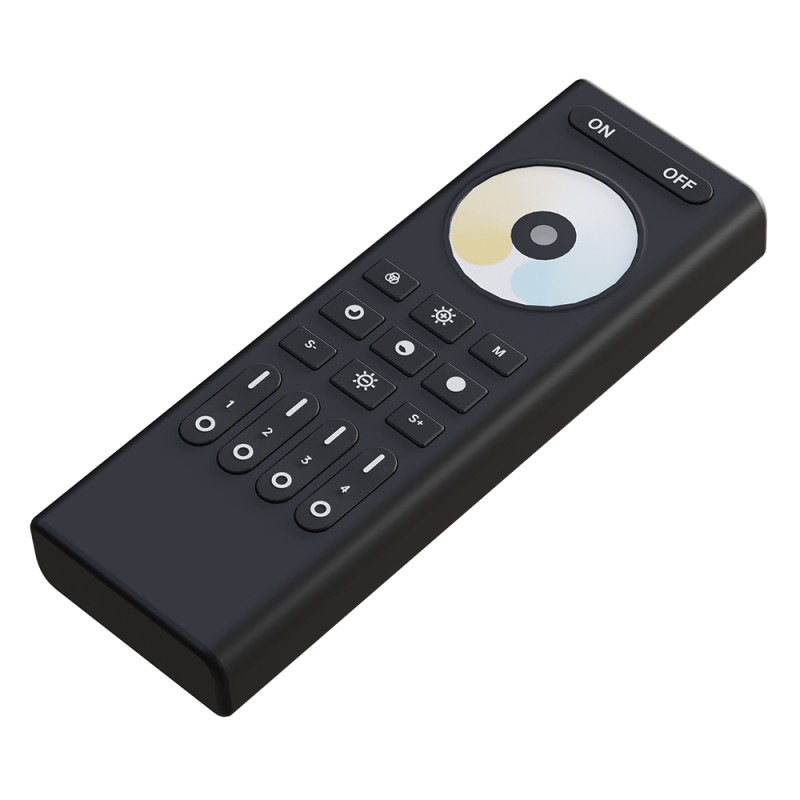 Пульт управления для двухканального контроллера Arte Lamp SMART A70RC-02CH-BK 3В (2*AAA) 4 зоны управления  макс 20м RF 2,4ГГц IP20