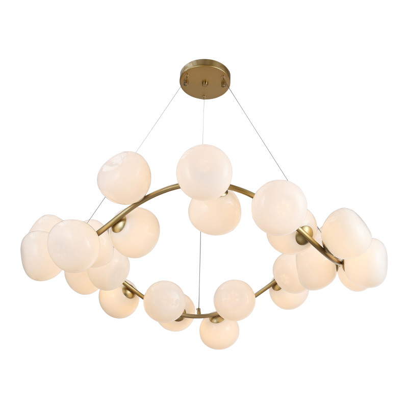 Светильник  подвесной SWEVEN 24*G9 LED*5W 4000K ST LUCE SL1519.303.24 латунь