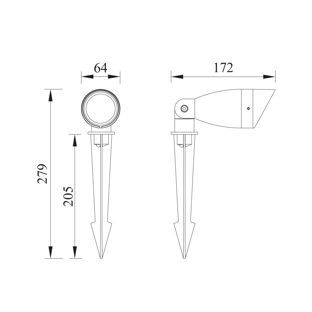 Ландшафтный светильник Natural Concepts, Арт. NC-003731DZ-DG