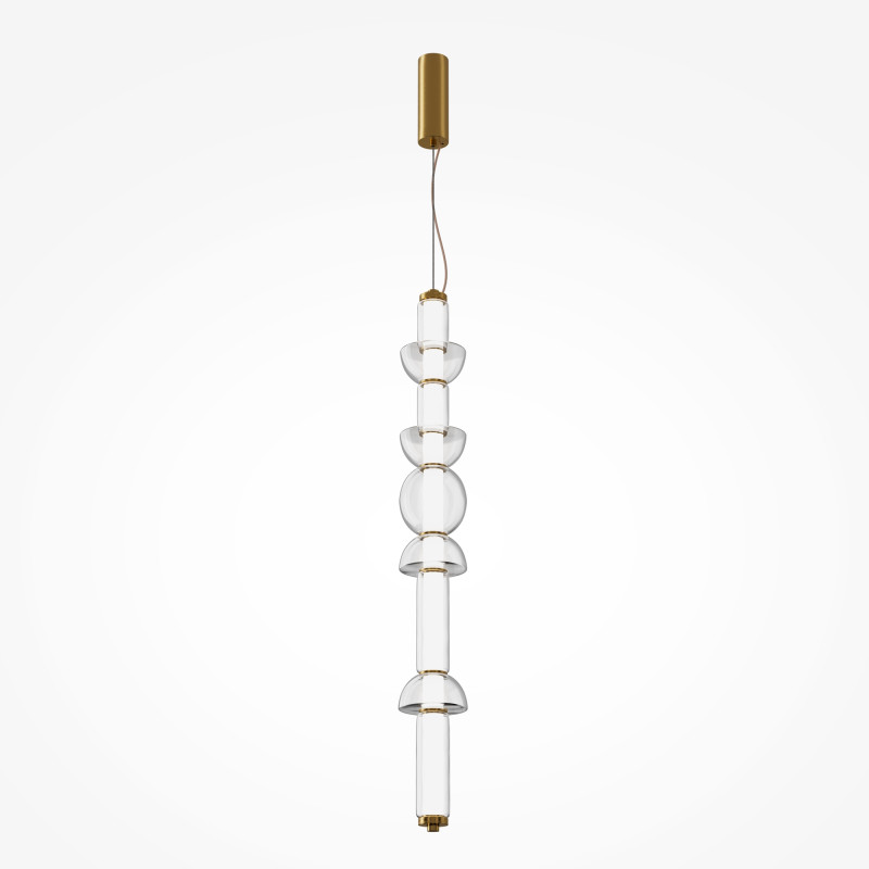 Подвесной светильник 98*16*39,5*137,5 см, LED*39W, 3000 К, Cosmo MOD210PL-L39BS3K Maytoni, Латунь