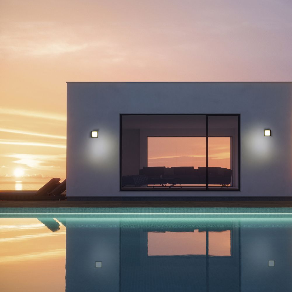 Уличный светильник 16*10*16-16 см, вр  см, *LED*15W, 2700-4000K, Mantra Creek MAN8864, белый