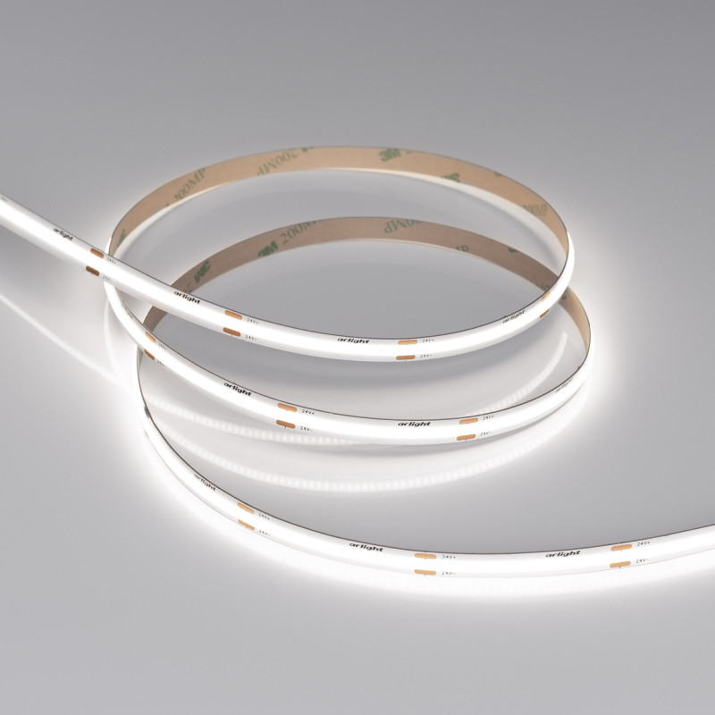 Лента COB-X480-8mm 24V White6000 (8 W/m, IP20, CSP, 5m), Arlight 039057. Цена указана за 5 метров. Продается кратно 5 метрам.