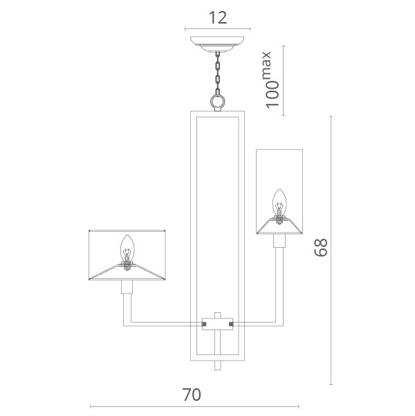 Подвесная люстра Divinare Porta 5933/01 LM-8