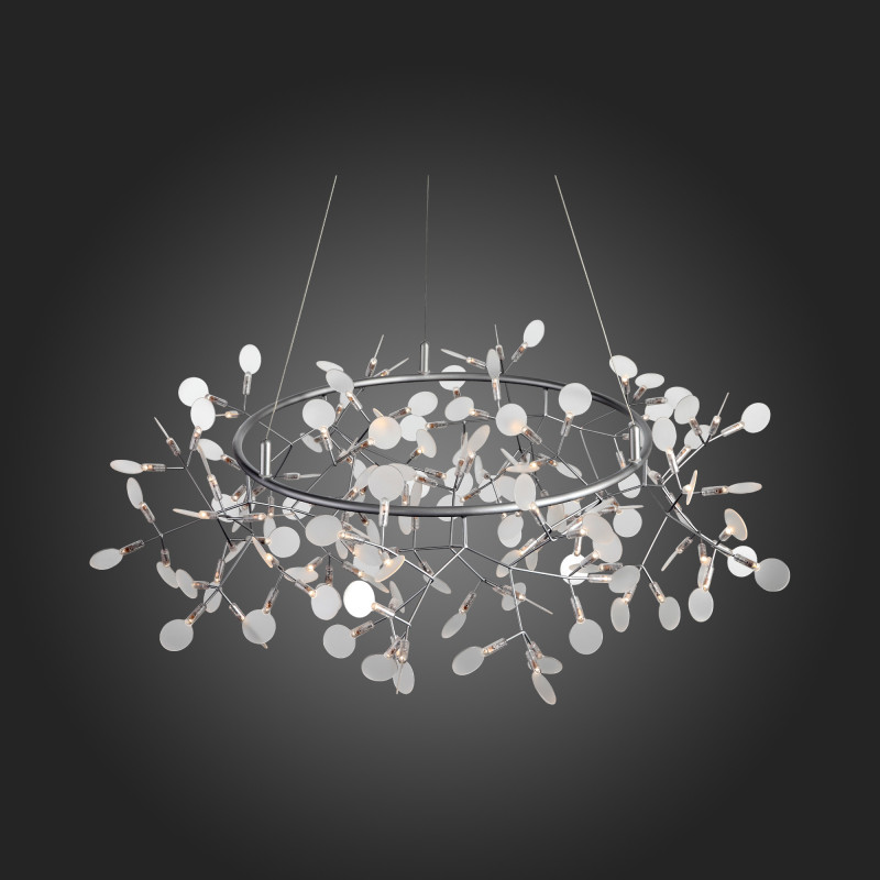 Люстра подвесная 106 см, 41W 3500K ST LUCE RAFINA SL379.103.135 Серебристый
