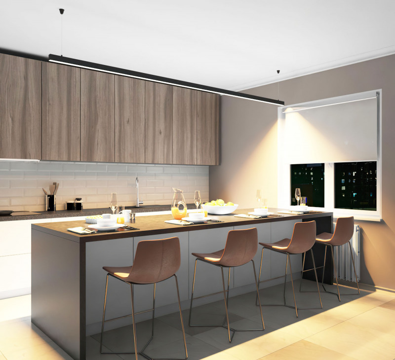 Линейный светильник Denkirs DK9303-BK черный