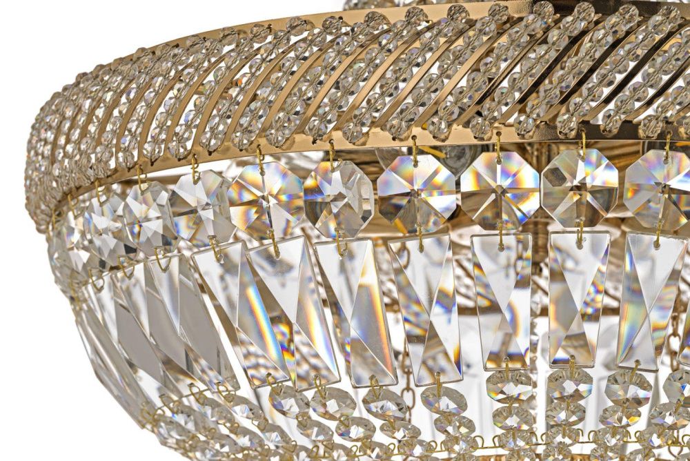 Светильник *45*55 см, 5*E27*60W, Arti Lampadari Palermo Palermo E 1.5.45.101 G, Золото