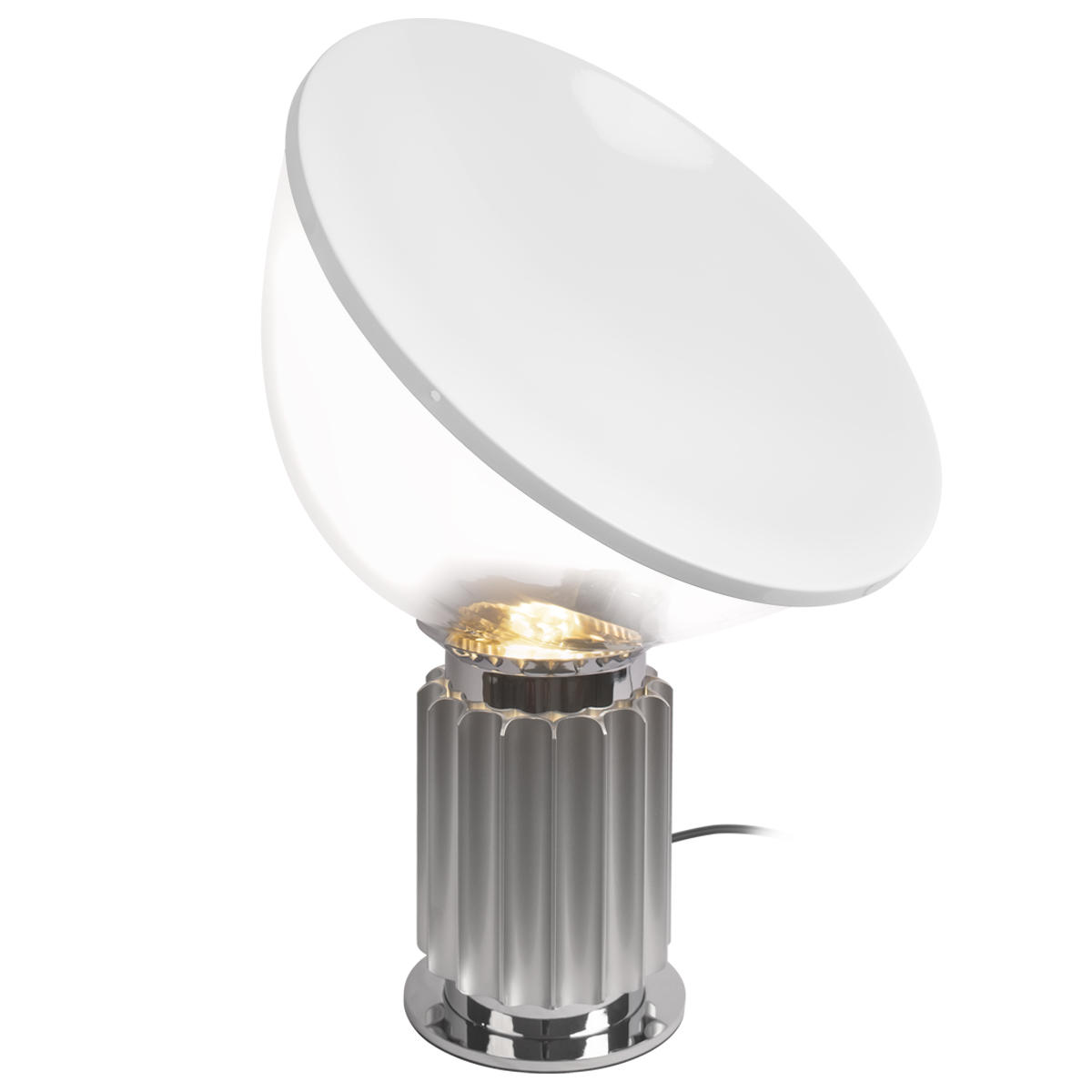 Настольная лампа 37*49 см, 1*E27*40W LOFT IT Taccia 10294/S Silver серебро, хром
