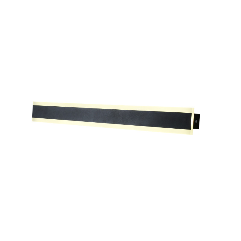 Уличный светильник Favourite Sagitta 4044-1W, D80*L800*W40, каркас черного цвета, белый акриловый рассеиватель, повышенная степень защиты от влаги, возможность составления комбинации из нескольких светильников