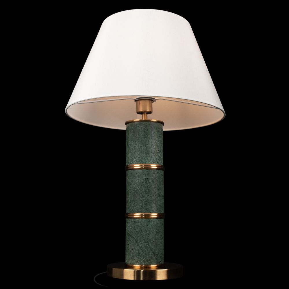 Настольная лампа 71 см, Loft IT Malachite 10447T, бронза