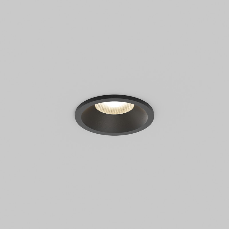 Встраиваемый светильник 3,9*3,9*5,1 см, LED, 7W, 3000К, Maytoni Technical MINI DL059-7W3K-B черный