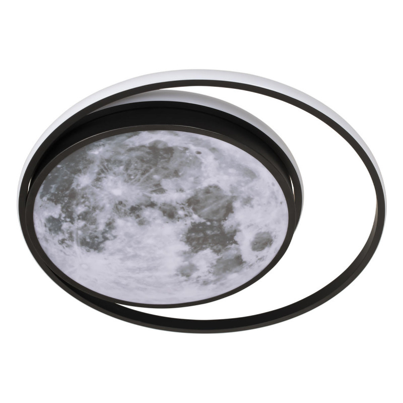 Светильник 50*6,5 см, 1*LED*46W 4000K черный Loft It Luna 10217
