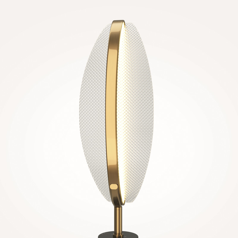 Настольная лампа 18*63,1 см, LED, 15W, 3000К, Maytoni Breeze MOD281TL-L15BS3K латунный